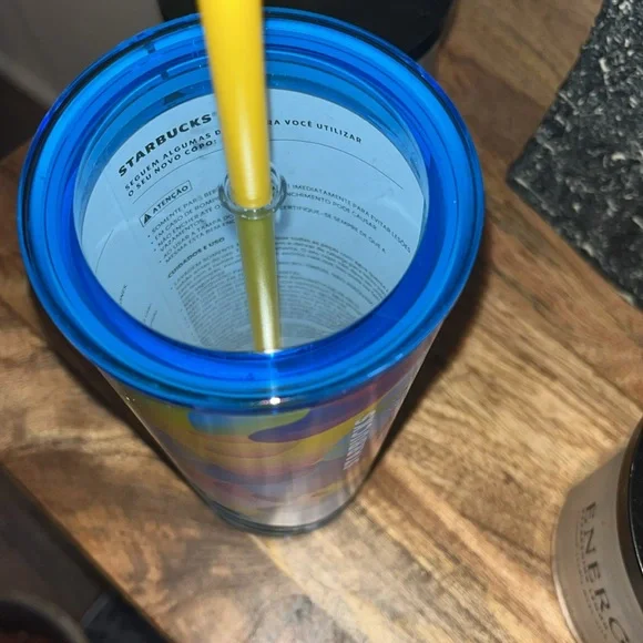 NWT 2024 Starbucks Summer Gradient Glass Swirl Petal Blue! 18 oz. ๐ - Picture 3 of 6